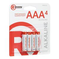 RS AAA ALKALINE BATTERIES (4-PACK)