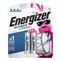 ENERGIZER ULTIMATE LITHIUM AAA BATTERIES (2-PACK)